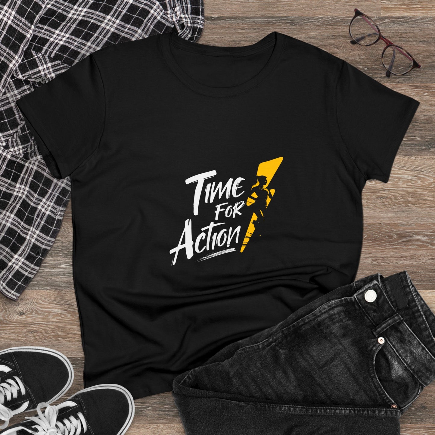 Bold in Black: Sleek Women's Tees