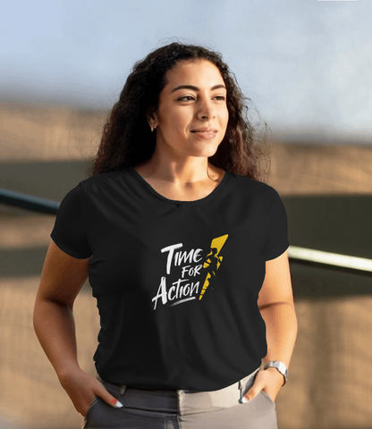 Bold in Black: Sleek Women's Tees